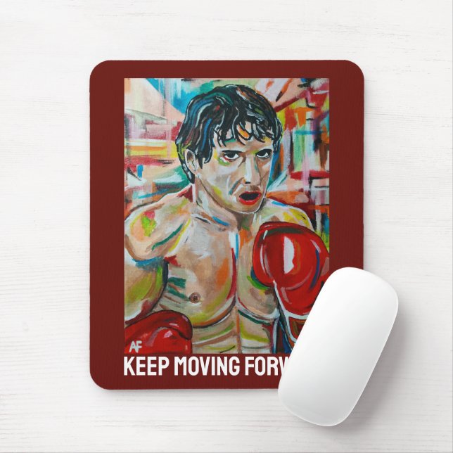 The Boxer Painting by Alfred Fox Mouse Pad (With Mouse)