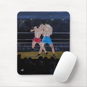 The Boxers Painting by Alfred Fox Mouse Pad