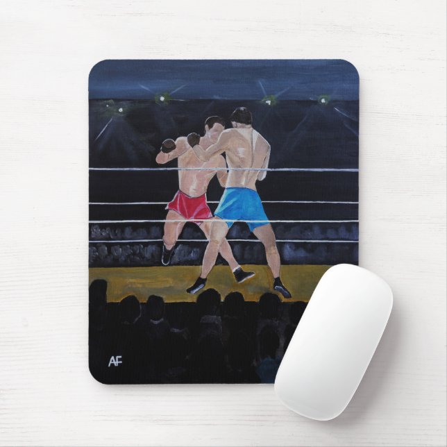 The Boxers Painting by Alfred Fox Mouse Pad (With Mouse)