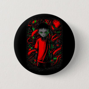 The Boy and the Machines 6 Cm Round Badge