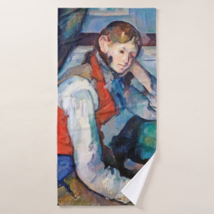 The Boy in the Red Vest, Cezanne Bath Towel