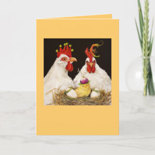 The Boyds chicken family card