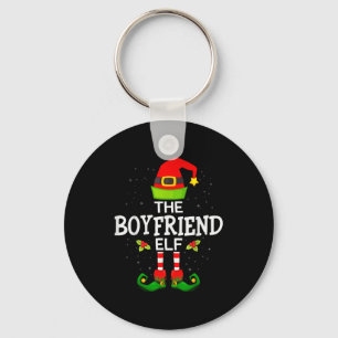 The Boyfriend Elf Christmas Family Matching Pajama Key Ring