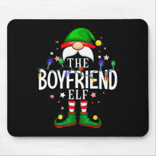 The Boyfriend Elf Christmas Family Pajama Party Mouse Pad