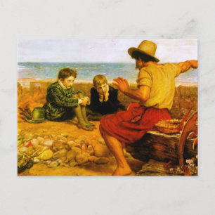 The Boyhood of Raleigh Postcard