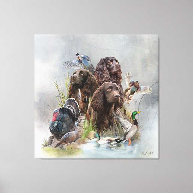 The Boykin Spaniel Canvas Print (Front)