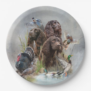 The Boykin Spaniel Paper Plate