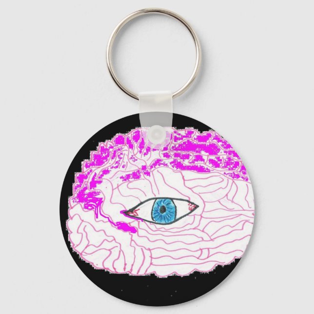 The Brain Knows! Key Ring (Front)