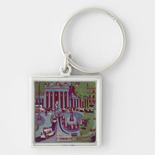 The Brandenburg Gate, Berlin, 1929 Key Ring (Front)