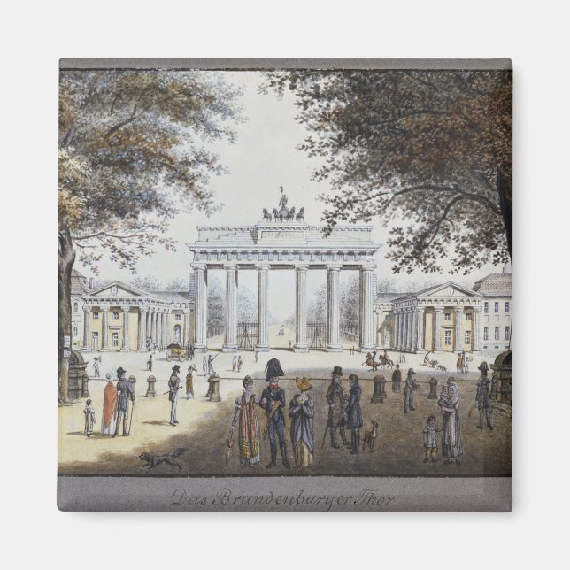 The Brandenburg Gate, Berlin Magnet (Front)