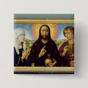 The Braque Family Triptych, St. John the 15 Cm Square Badge
