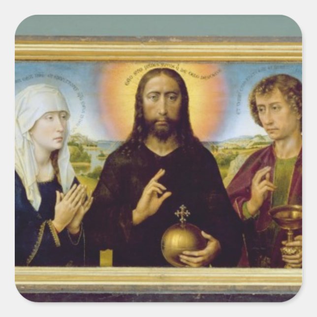 The Braque Family Triptych, St. John the Square Sticker (Front)
