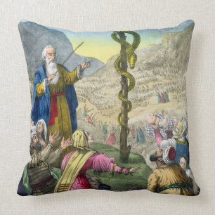 The Brazen Serpent, from a bible printed by Edward Cushion