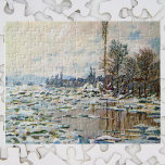 The Break Up of the Ice by Claude Monet Jigsaw Puzzle<br><div class="desc">The Break Up of the Ice (1880) by Claude Monet is a vintage impressionist fine art painting featuring ice breaking up on the Seine River near Vétheuil, west of Paris, France. About the artist: Claude Monet (1840-1926) was a founder of the French impressionist painting movement with most of his paintings...</div>