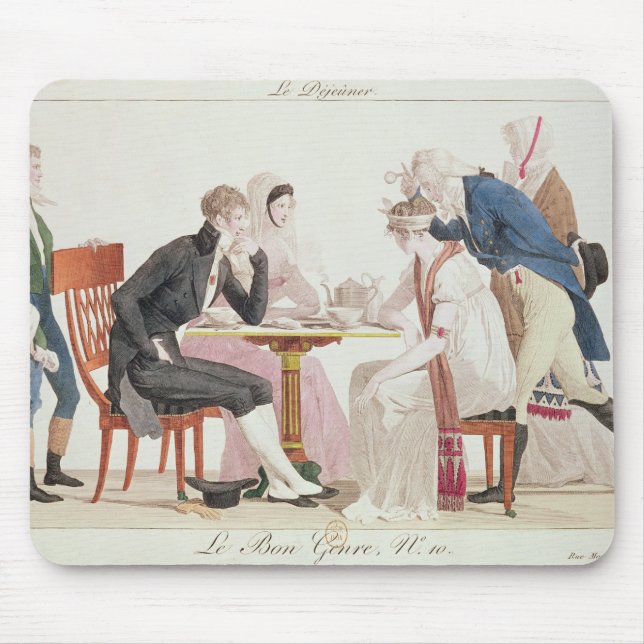 The Breakfast, from 'Bon Genre' Mouse Pad (Front)