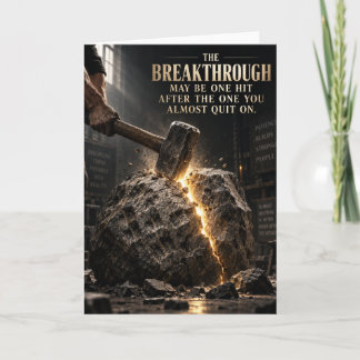 The Breakthrough Holiday Card