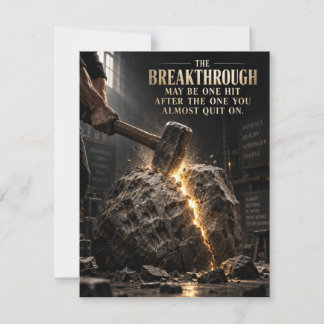 The Breakthrough Thank You Card