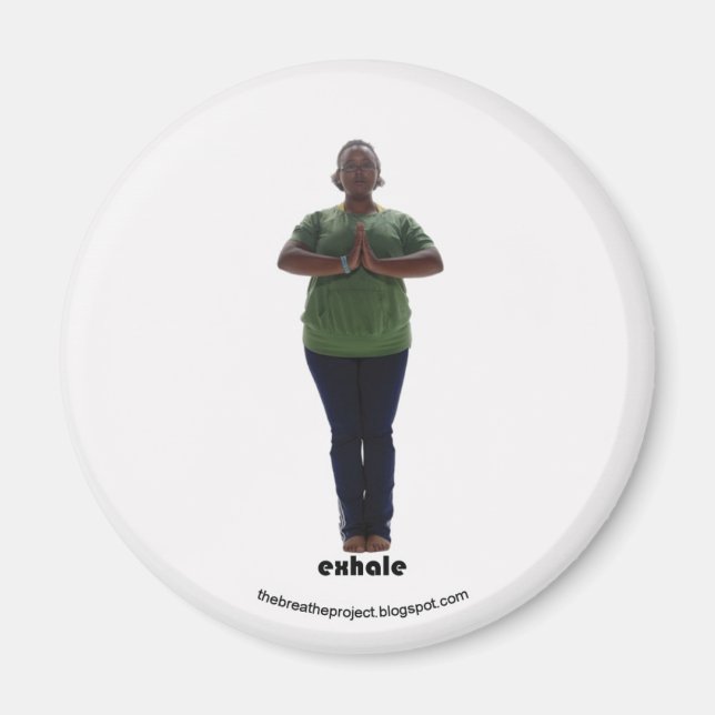 the breathe project 12 of 12 magnet (Front)