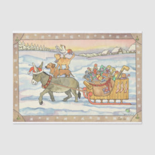 The Bremen Town Musicians Tissue Paper