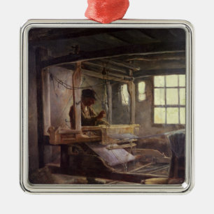 The Breton Weaver, 1888 Metal Tree Decoration