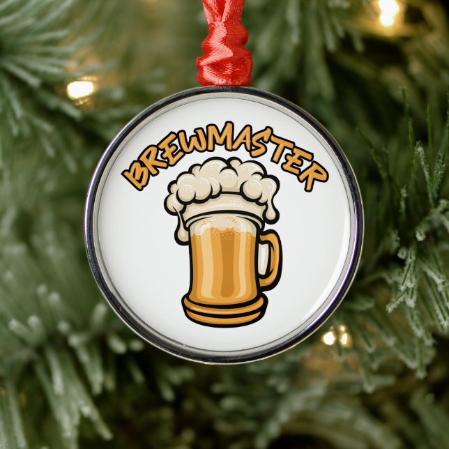 The Brewmaster Need a Beer Mug Metal Tree Decoration (Tree)