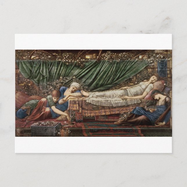 'The Briar Rose' Series, 4: The Sleeping Beauty, 1 Postcard (Front)