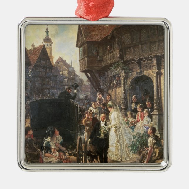 The Bride, 19th century Metal Tree Decoration (Front)