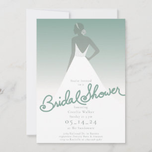 The Bride Bridal Shower Invitation