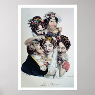 The Bride, c.1820 (litho) Poster