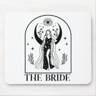The Bride Coven Witchy Gothic Wedding Bachelorette Mouse Pad