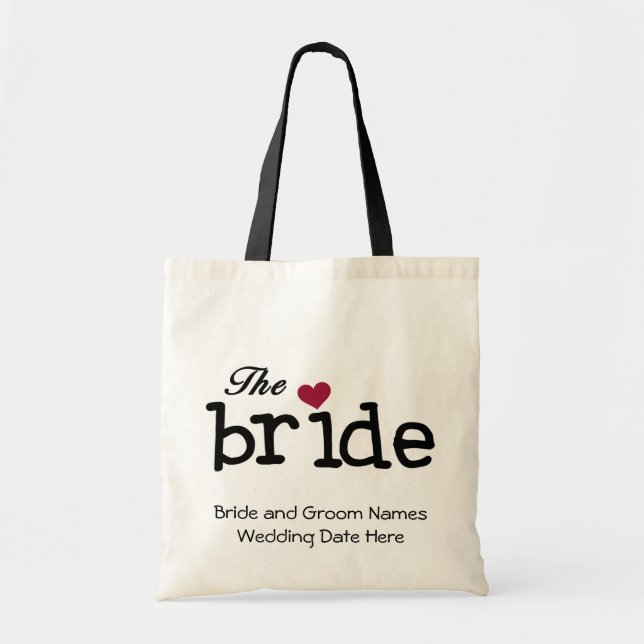 The Bride Customised Tote Bag (Front)