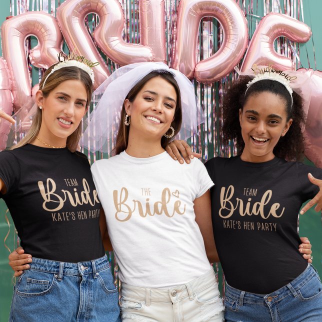 The Bride Elegant Bachelorette T-Shirt (Creator Uploaded)