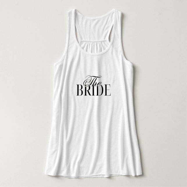 The Bride | Engagement Parties Bridal Shower Gift Singlet (Design Front)