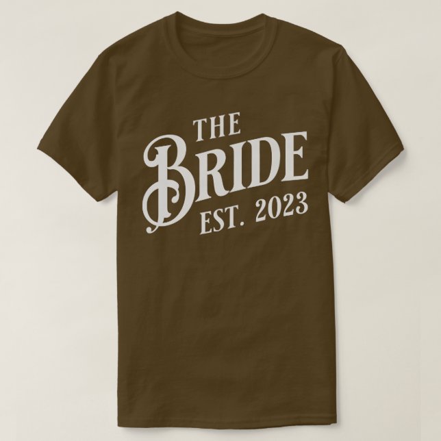 The Bride Est  T-Shirt (Design Front)