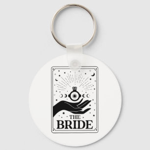 The Bride Future Mrs Tarot Gothic Bridal Party Bac Key Ring