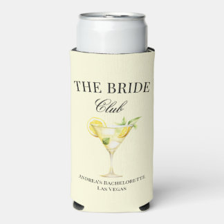 The Bride Lemon Cocktail Luxury Social Club Seltzer Can Cooler