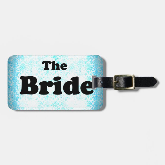 The Bride Luggage Tag (Front Horizontal)