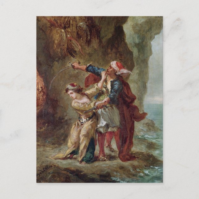 The Bride of Abydos, 1843 Postcard (Front)