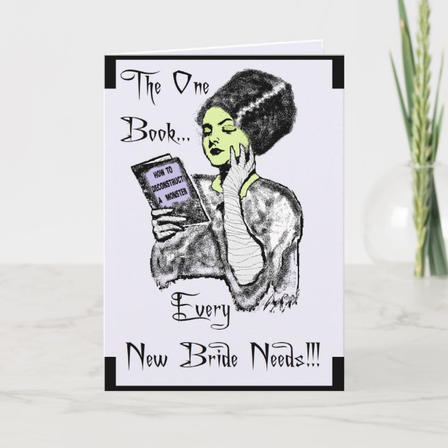 THE BRIDE OF FRANKENSTEIN CARD (Front)