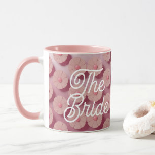 The Bride Pink Daisies Combo Mug