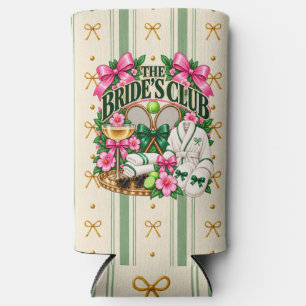 The Bride’s Club Tennis Bachelorette Seltzer Can Cooler