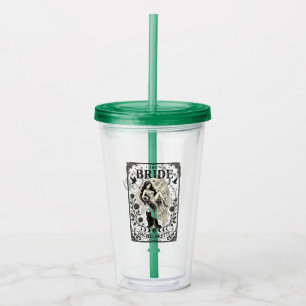 The Bride Tarot Card Witchy Bachelorette Custom Acrylic Tumbler