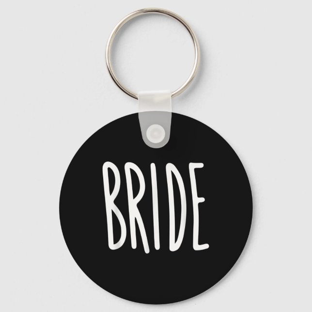 The Bride Womens Wedding Groom  Key Ring (Front)