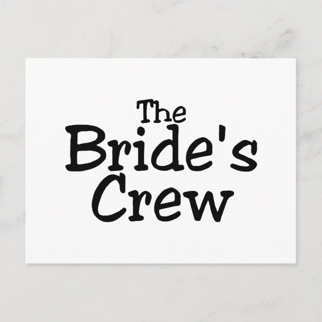 The Brides Crew 2 Postcard (Front)