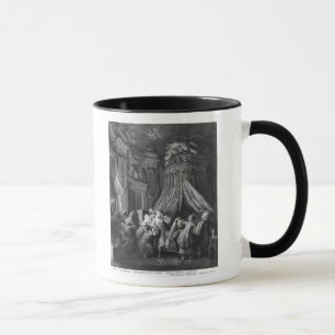 The bride's going-to-bed ceremony mug