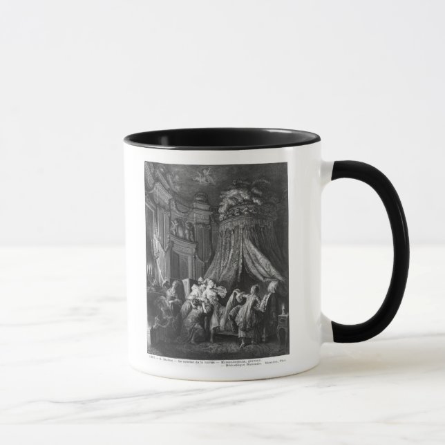 The bride's going-to-bed ceremony mug (Right)