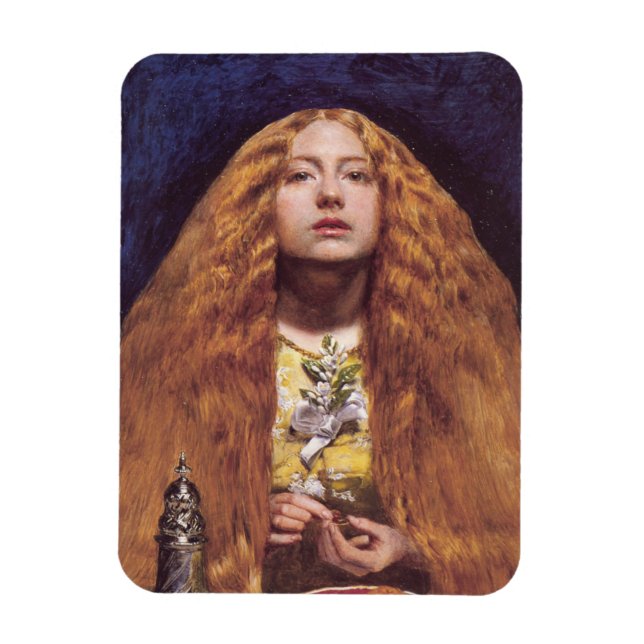 The Bridesmaid (by John Everett Millais) Magnet (Vertical)