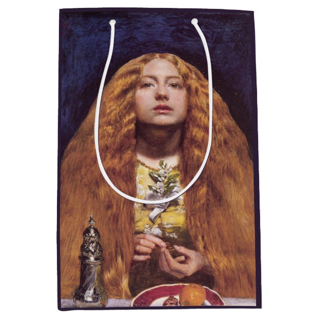 The Bridesmaid (by John Everett Millais) Medium Gift Bag (Front)
