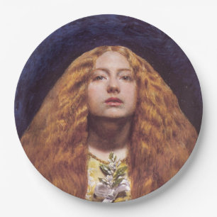The Bridesmaid (by John Everett Millais) Paper Plate