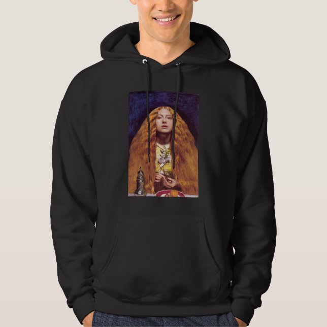 The Bridesmaid, c.1851 by John Everett Millais Hoodie (Front)
